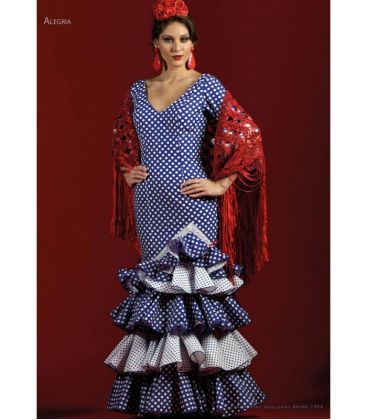 robes flamenco en stock livraison immédiate - Vestido de flamenca TAMARA Flamenco - Taille 44 - Alegria (Identique à la photo)