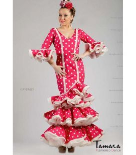 robes flamenco en stock livraison immédiate - Vestido de flamenca TAMARA Flamenco - Taille 44 - Cantares (Identique à la photo)
