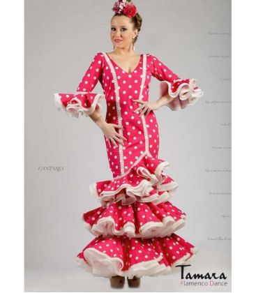 robes flamenco en stock livraison immédiate - Vestido de flamenca TAMARA Flamenco - Taille 44 - Cantares (Identique à la photo)