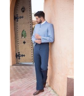 traje de corto andaluz adulto unisex bajo pedido - - Traje de corto campero 1500 rayas - Hombre