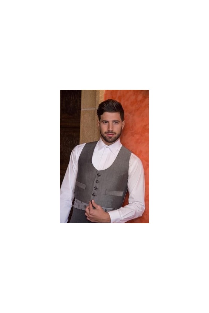 Combinaison Andalouse Adulte (Unisexe) - SUR DEMANDE modèle Fine Laine d'alpaga Andalousie costume - Homme Gris 03 - Alpaca Lana