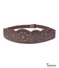 Women's spanish leather belt - Design 1