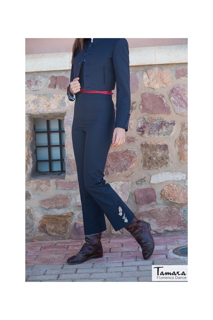  Andalusian costume Woman - BY ORDER model Alpaca poly Andalusian costume - Woman Green 08 - Alpaca Polyester