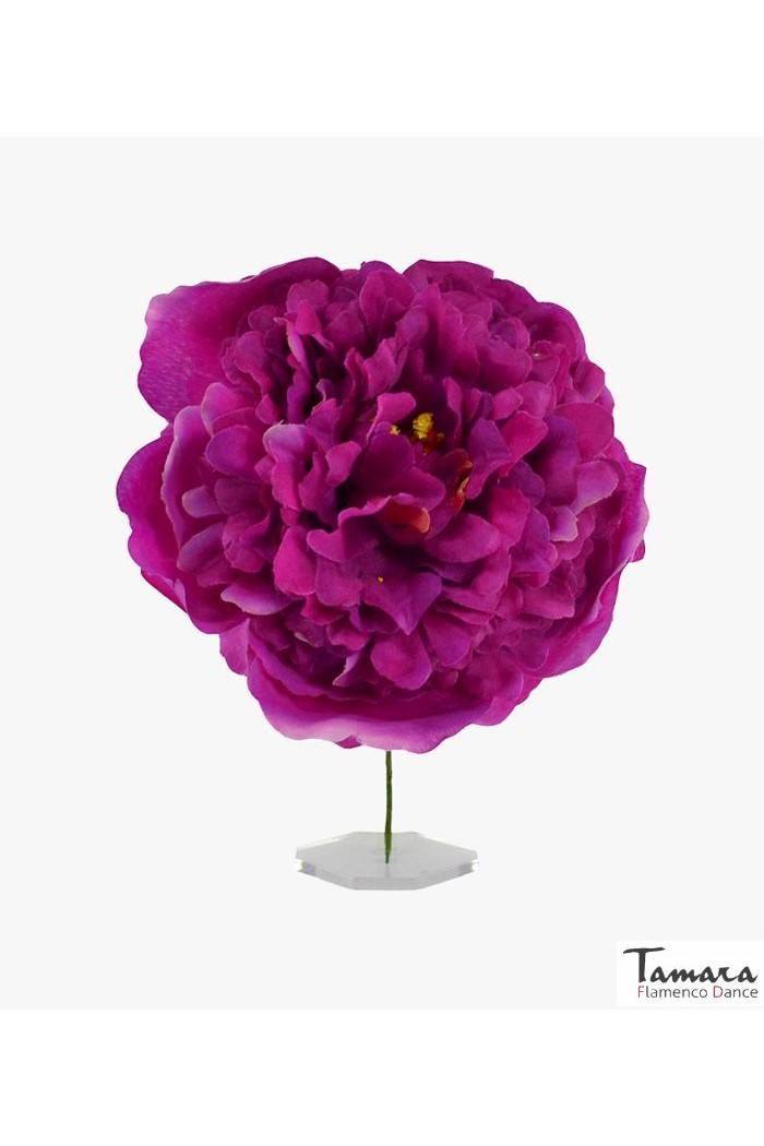  Flowers - Flamenco model Flamenca Flower Peony - 12 cm Cardenal Claro