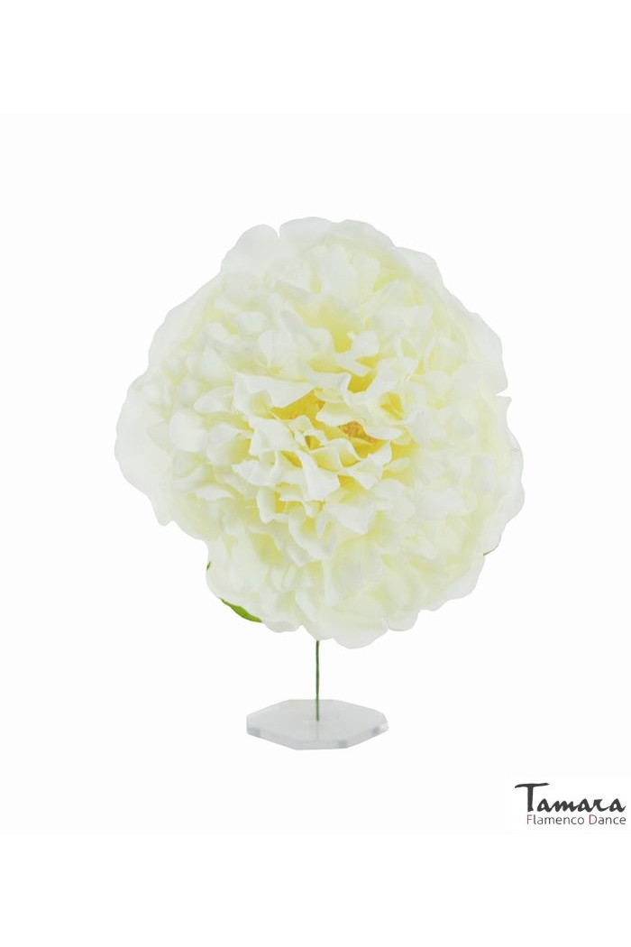 Fleurs de flamenco (pour cheveux) modèle Fleur Flamenca Pivoine - 12 cm Fushia