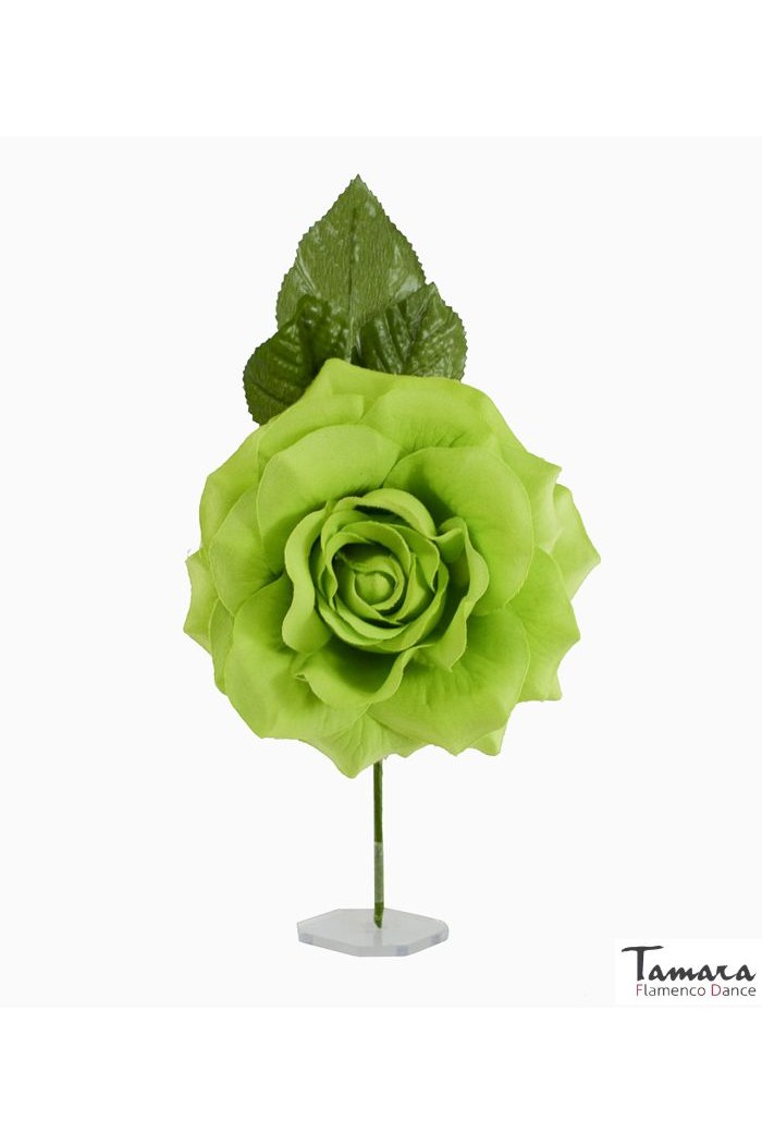 Fleurs de flamenco (pour cheveux) modèle flamenco Fleur Palma - 14 cm Kaki
