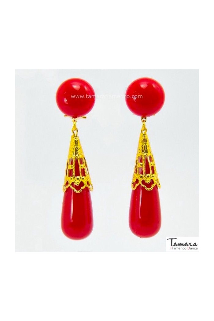  Flamenco earrings model Flamenco Earrings - Coral wrought Aznar