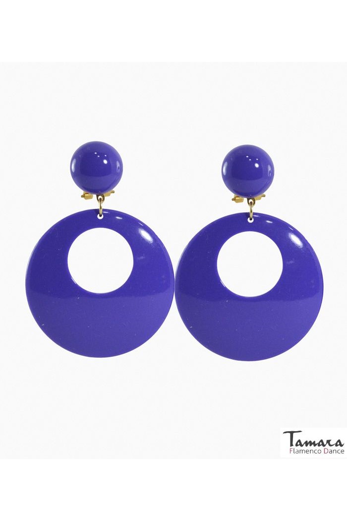 Boucles d'oreilles de flamenco modèle Boucles d'oreilles flamenco - Grandes pâtes Beige