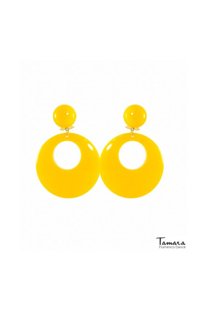  Flamenco earrings model Flamenco Earrings - Large Pasta Orange