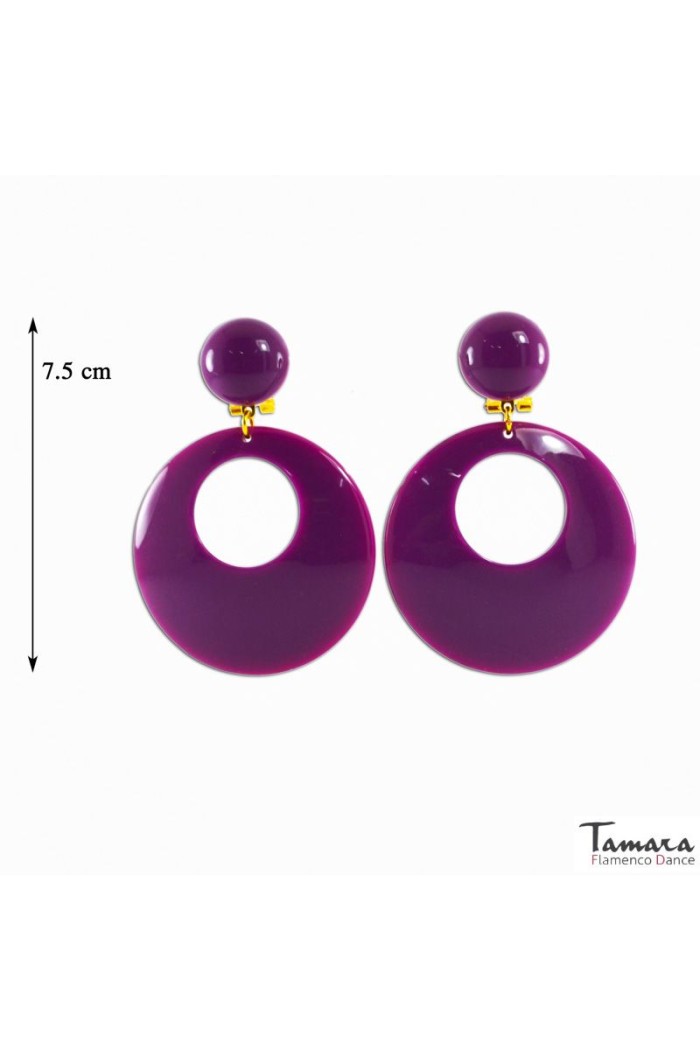  Flamenco earrings model Flamenco Earrings - Large Pasta Orange