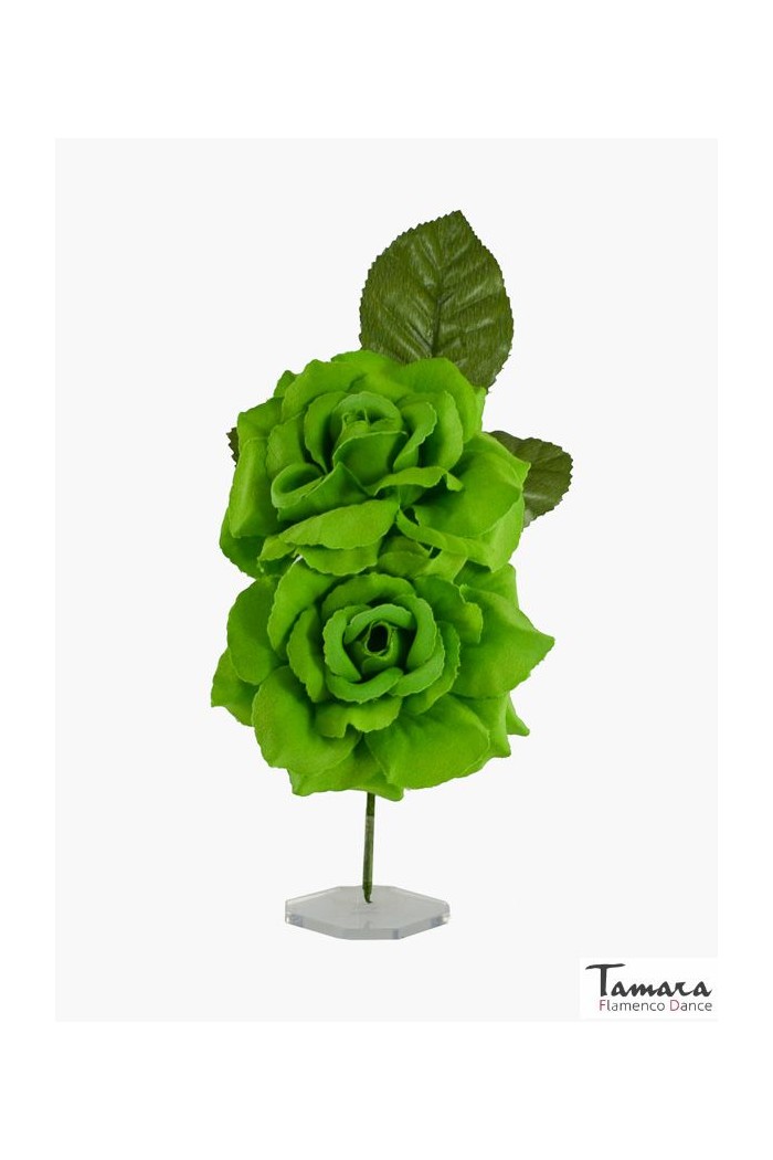 Flores de Flamenca modelo Flores de flamenca Isabel - 8 cm Turquesa