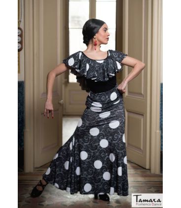 faldas flamencas mujer en stock - Falda Flamenca TAMARA Flamenco - Falda Mirella - Punto elástico