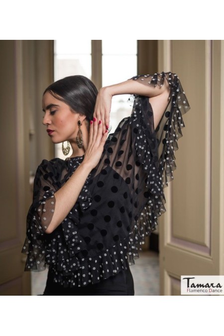 Body/Camiseta flamenca MUJER modelo Top Burgues - Gasa 