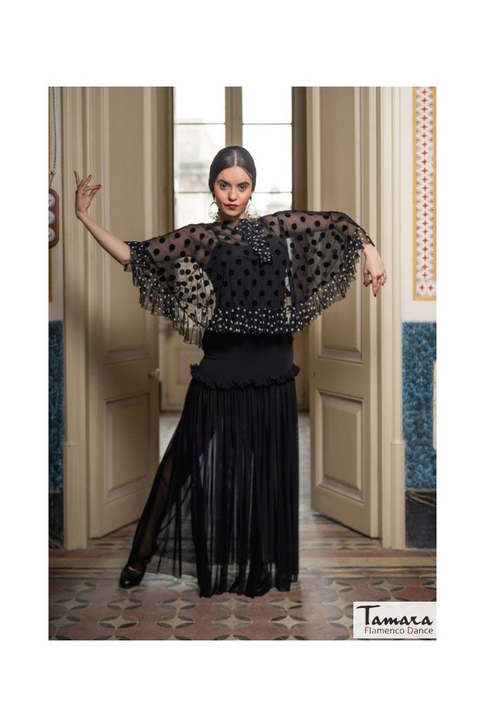 Maillot, body et haut de flamenco FEMME modèle Top Burgues - Gaze 