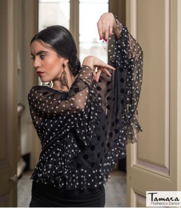 bodyt shirt flamenco woman by order - Maillots/Bodys/Camiseta/Top TAMARA Flamenco - Top Sandalo - Gauze
