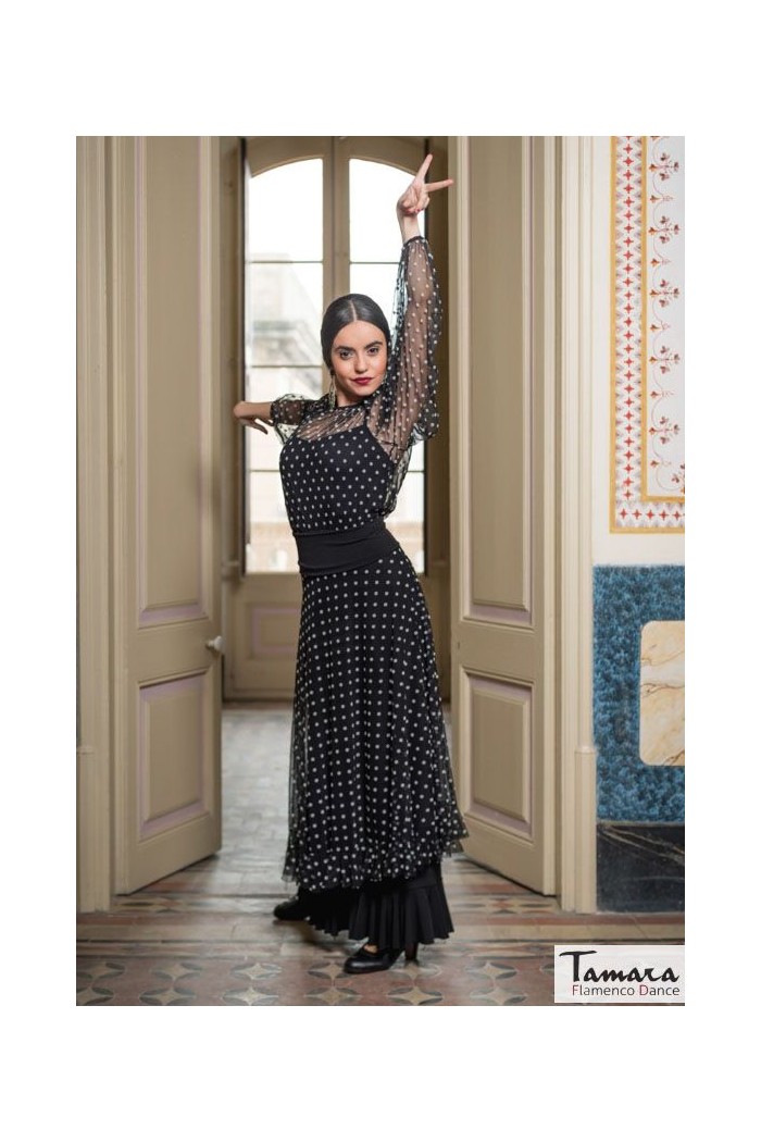 Maillot, body et haut de flamenco FEMME modèle Body Horna - Gaze 