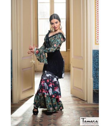 bodyt shirt flamenco woman by order - Maillots/Bodys/Camiseta/Top TAMARA Flamenco - Luz T-shirt - Elastic knit
