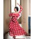bodycamiseta flamenca mujer bajo pedido - Maillots/Bodys/Camiseta/Top TAMARA Flamenco - Camiseta Rita - Punto elástico