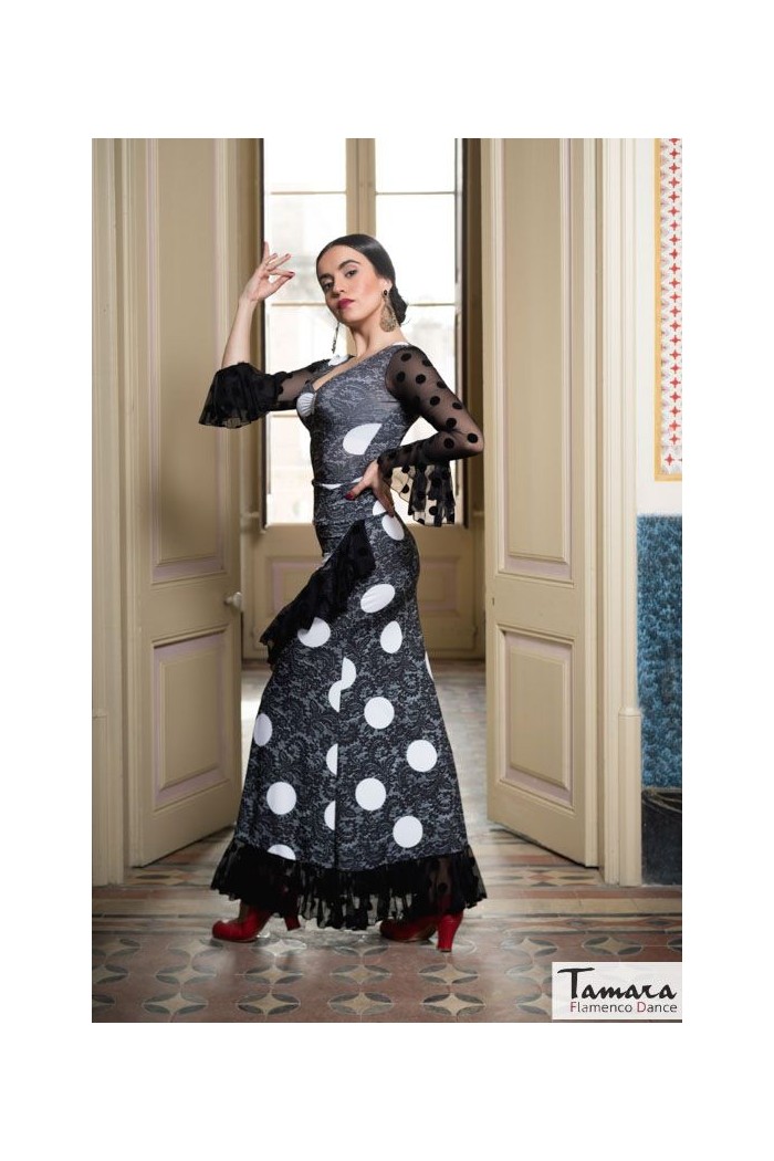 Maillot, body et haut de flamenco FEMME modèle Bofy flamenco Grifin - Tricot élastique Imprimé floral coloré