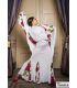 faldas flamencas mujer bajo pedido - - Falda flamenca Zuriña - Punto elástico