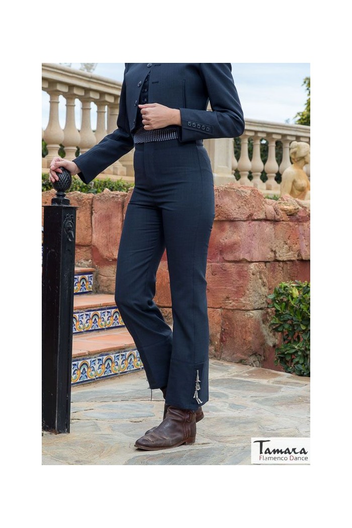  Andalusian costume Woman - BY ORDER model Country Spanish costume Filo wool - Woman Green 08 - Filo Lana