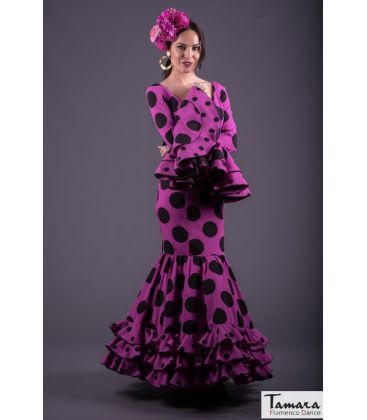trajes de flamenca 2022 mujer - - Traje de gitana Jaen Lunares