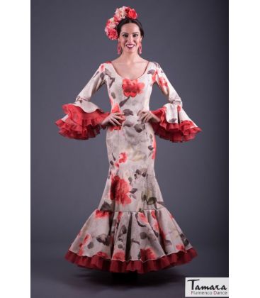 trajes de flamenca 2022 mujer - - Vestido de sevillanas Marbella Flores