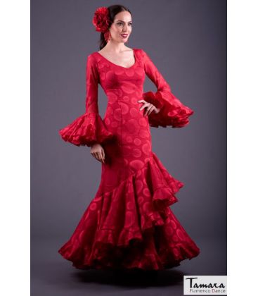 woman flamenco dresses 2022 - - Flamenco dress Grazalema Red