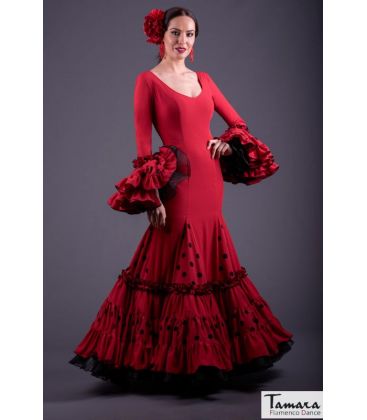 woman flamenco dresses 2022 - - Flamenco dress Almeria Polka dots