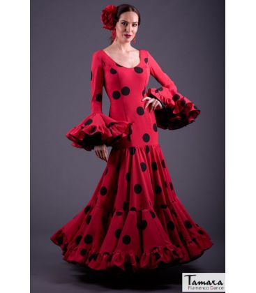 trajes de flamenca 2022 mujer - - Traje de gitana Avila Rojo