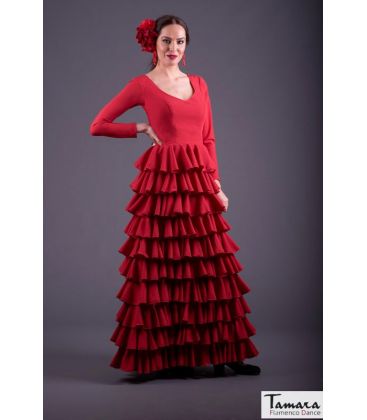 robes de flamenco 2022 femme - - Robe Flamenco Ronda Rouge