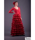 Robe Flamenco Ronda Rouge