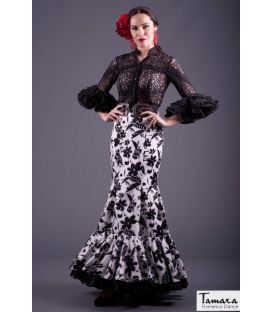 faldas y blusas flamencas en stock envío inmediato - Vestido de flamenca TAMARA Flamenco - Falda flamenca Talla 38 - Arenal flores