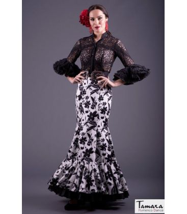 blouses et jupes de flamenco en stock livraison immédiate - Vestido de flamenca TAMARA Flamenco - Jupe flamenca Taille 38 - Arenal flores