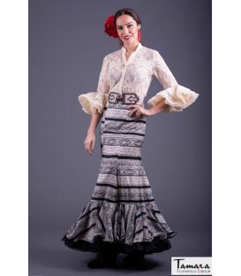 blouses et jupes de flamenco en stock livraison immédiate - Vestido de flamenca TAMARA Flamenco - Jupe flamenca Taille - Arenal estampada