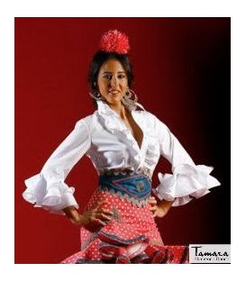 blouses et jupes de flamenco en stock livraison immédiate - Vestido de flamenca TAMARA Flamenco - Blouse flamenca TAMARA
