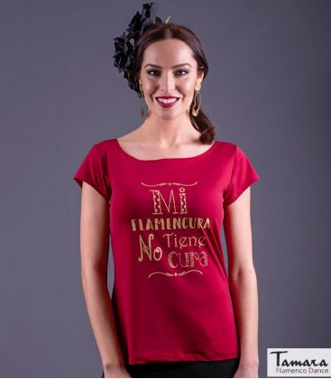 danse de flamenco - - Camiseta con volantes