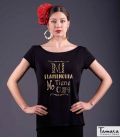 T-shirt flamenco Ma flamencura n'a pas de cure - Or