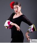 Camiseta flamenco Jineta - Encaje elástico