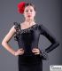 bodyt shirt flamenco femme sur demande - - Body Triana - Lycra et koshivo