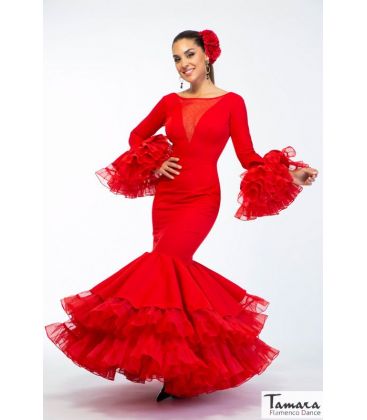 robes de flamenco 2022 femme - Aires de Feria - Robe Flamenco Victoria Rouge