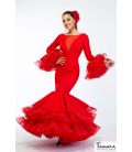 Traje de flamenca Victoria Rojo