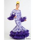 Robe Flamenco Victoria Violettes