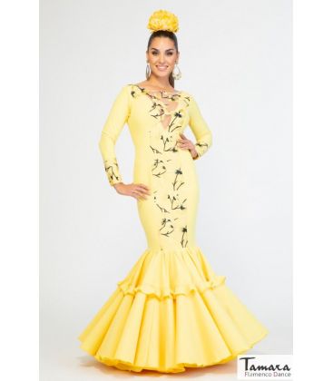 robes de flamenco 2022 femme - Aires de Feria - Robe Flamenco Amistad Jaune