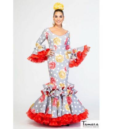 robes de flamenco 2022 femme - Aires de Feria - Robe Flamenco Abanico Fleurs