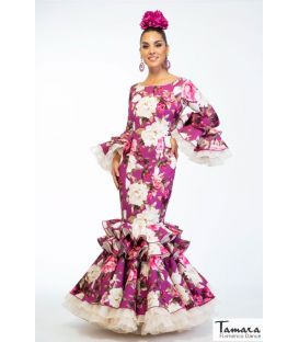 Vestido de flamenca Abanico Bougambilla