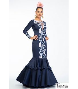 Robe Flamenco Amistad Bleu