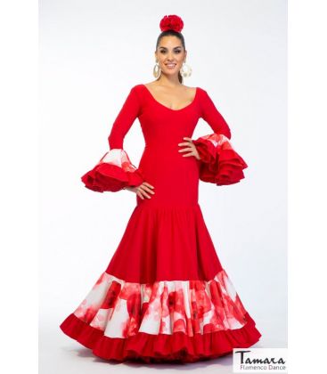woman flamenco dresses 2022 - Aires de Feria - Flamenco dress Angela Red