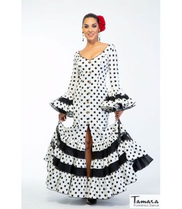 woman flamenco dresses 2022 - Aires de Feria - Flamenco dress Turina Polka-dots