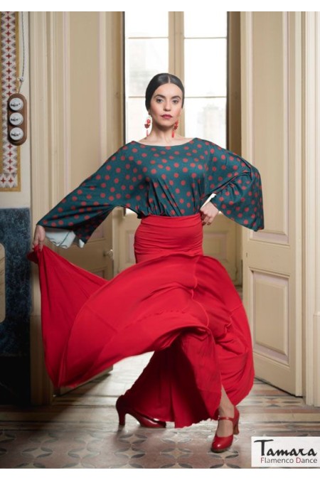  Flamenco skirts WOMAN model Flamenco skirt Casilda skirt - Elastic knit 